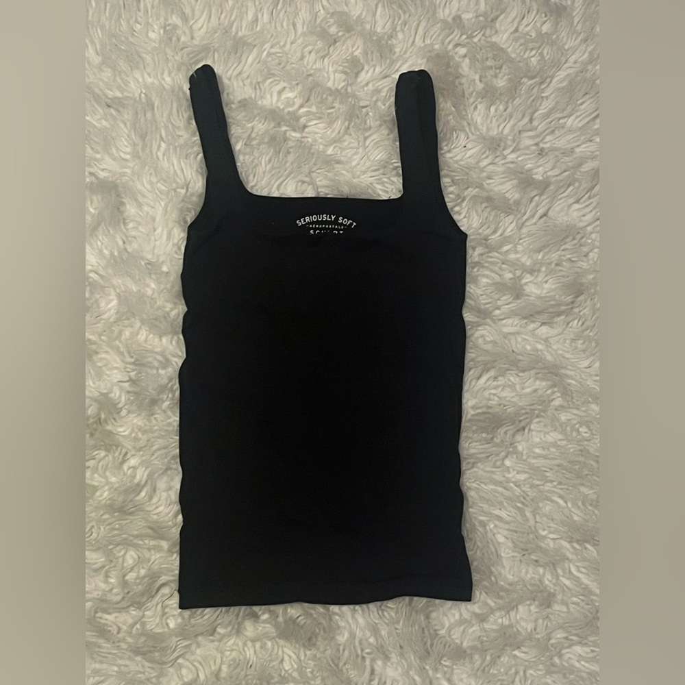 Aeropostale Seriously Soft Black Tank Top